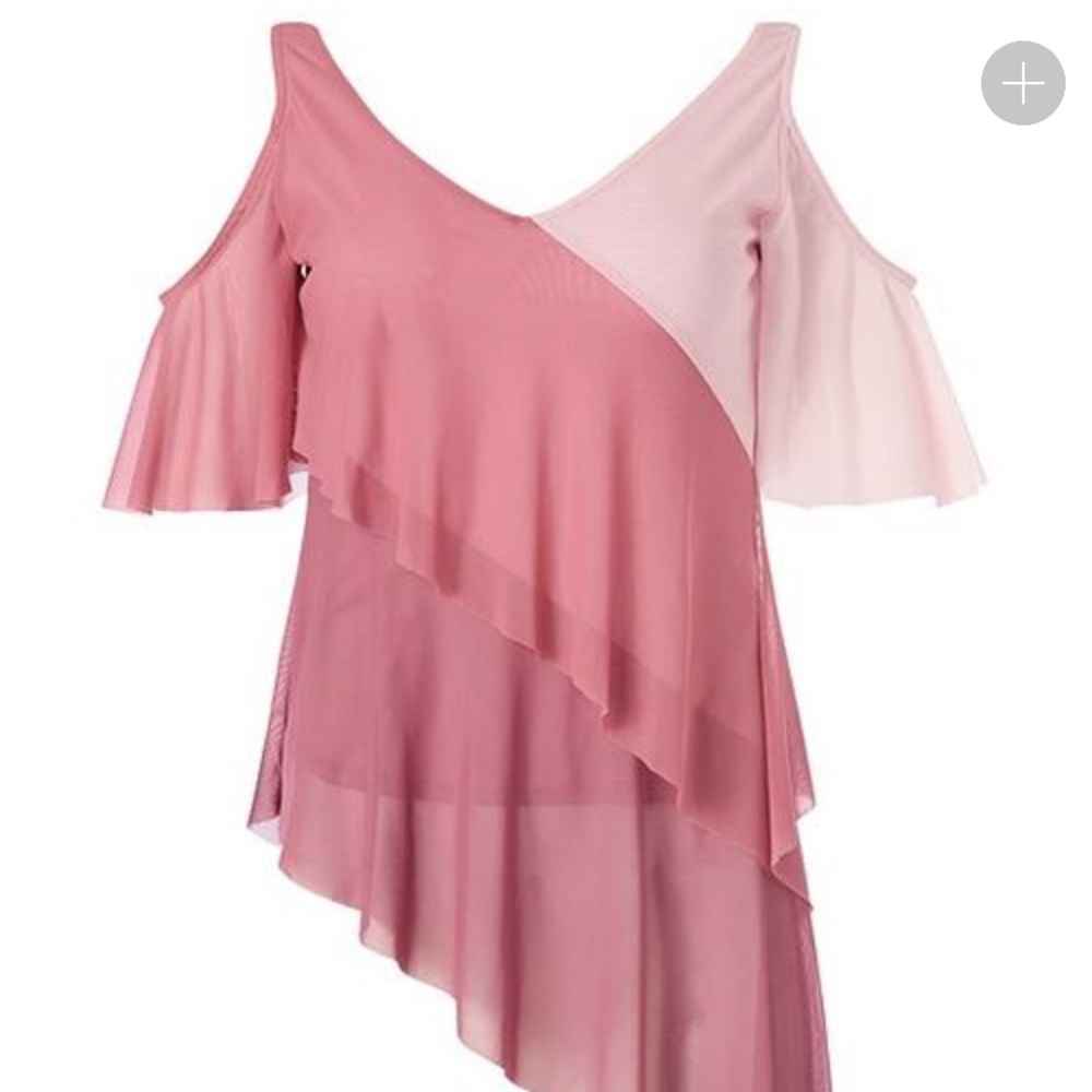 Venus cold shoulder overlay top